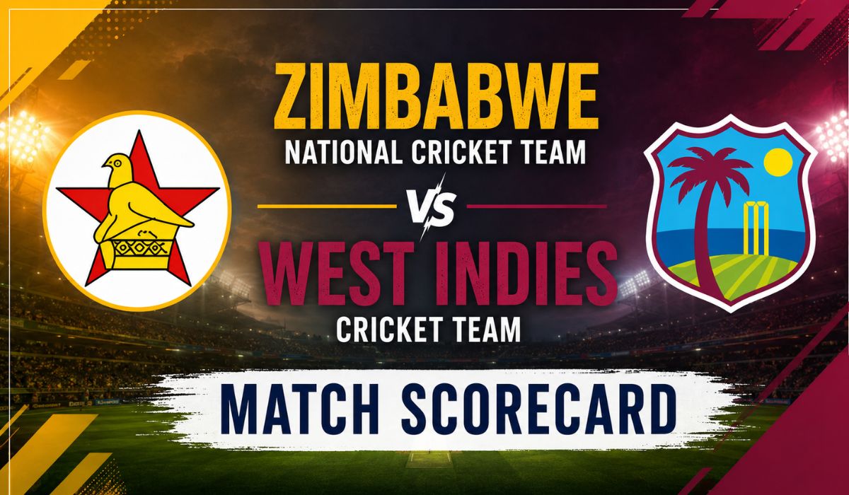 Zimbabwe National Cricket Team vs West Indies Cricket Team Match Scorecard