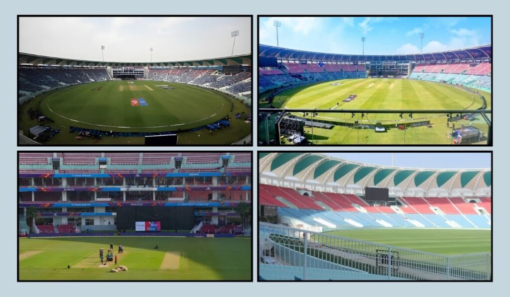 ekana cricket stadium b ground photos