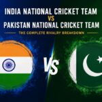India National Cricket Team vs Pakistan National Cricket Team Stats