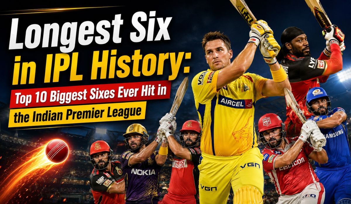 Longest Six in IPL