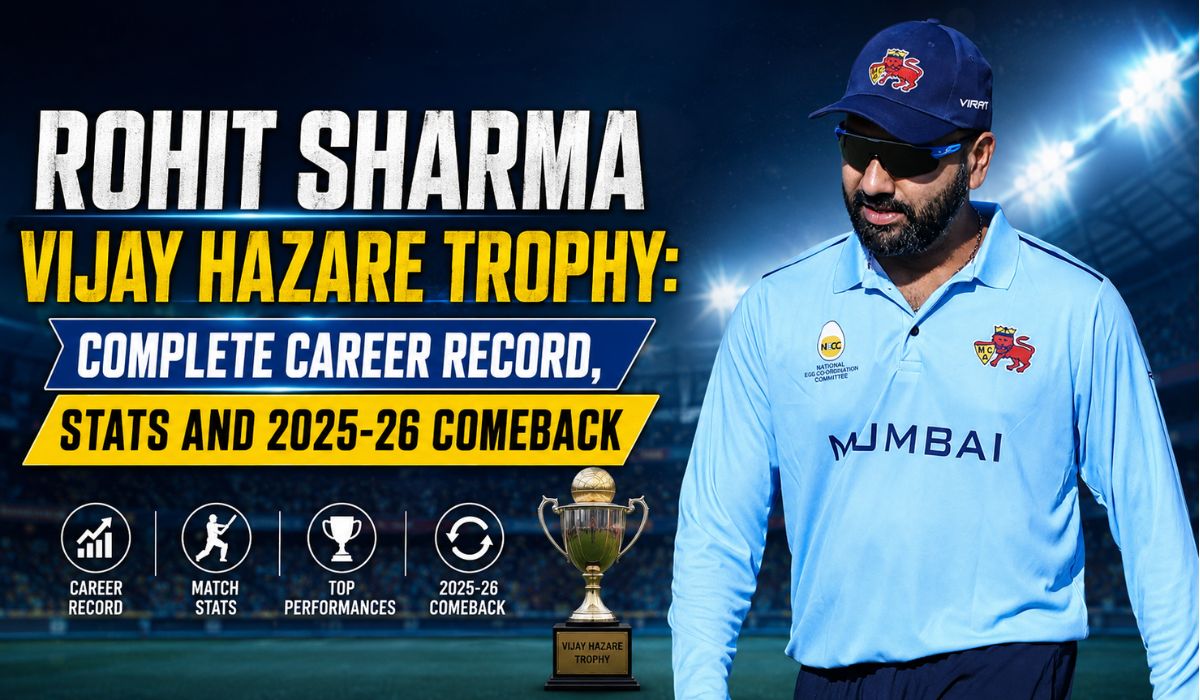 Rohit Sharma Vijay Hazare Trophy