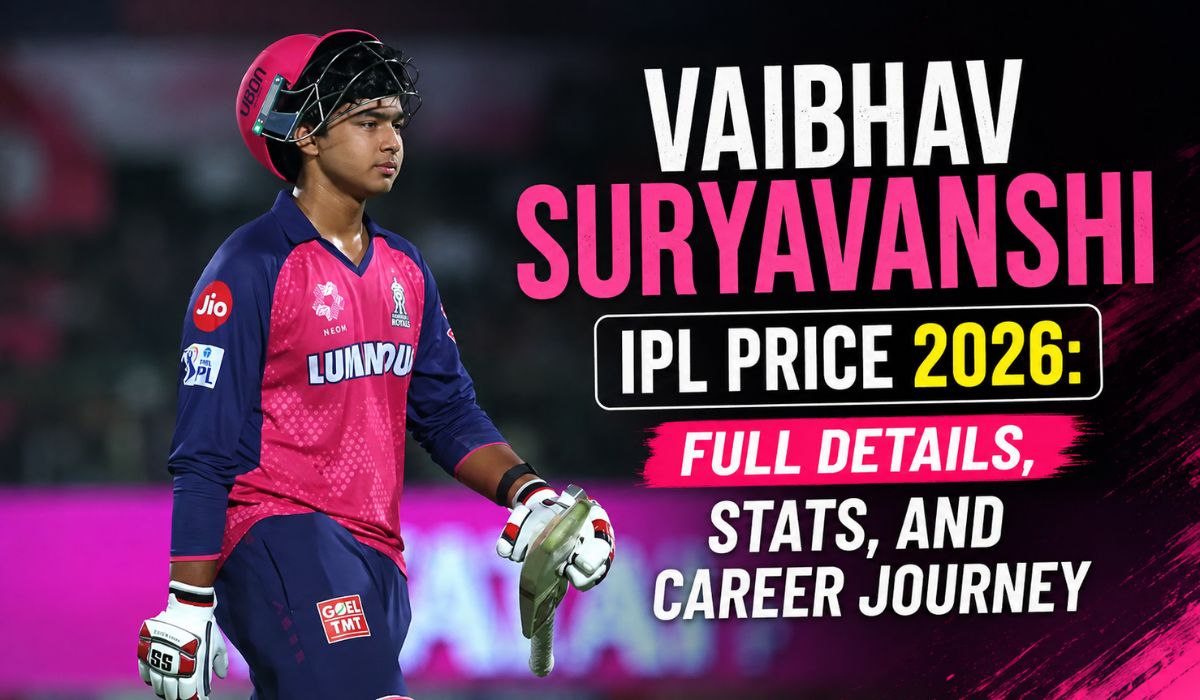 Vaibhav Suryavanshi IPL Price 2026