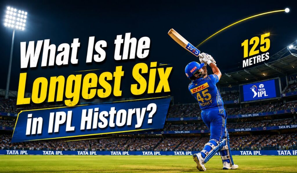 What Is the Longest Six in IPL History