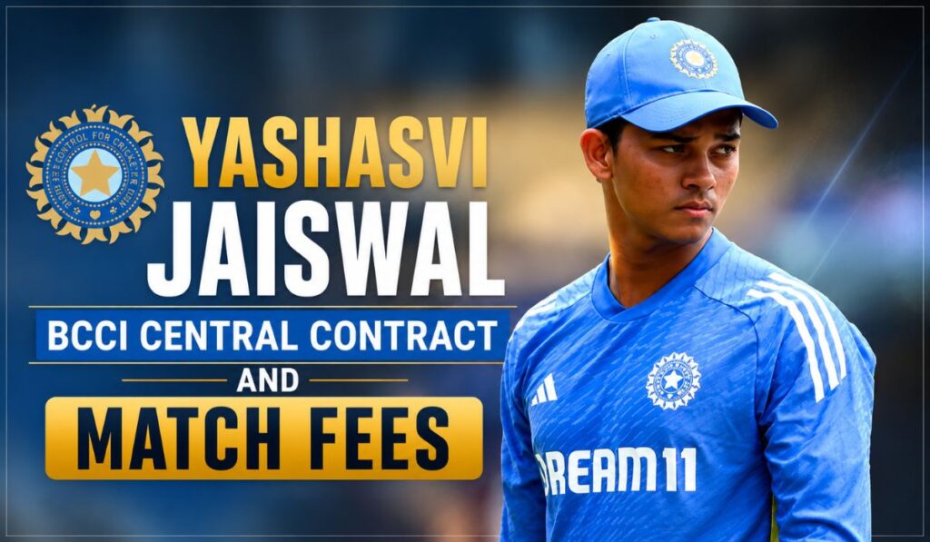 Yashasvi Jaiswal BCCI Central Contract and Match Fees